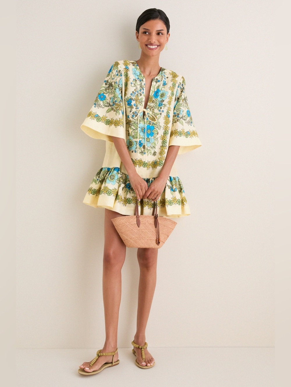 Alemais Sophia Linen Dress (NWT)
